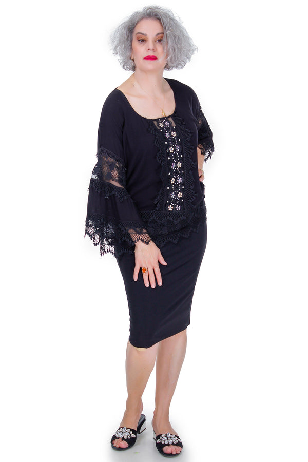 Bluza vascoza cu perle  Liza Panait Liza Panait Online Boutique